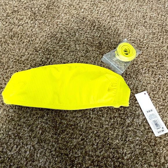 New with tag. Size small. Yellow bikini top. - Picture 1 of 1